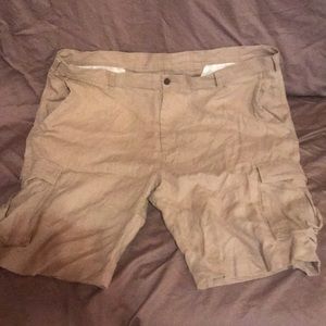 Jos A Bank linen cargo shorts